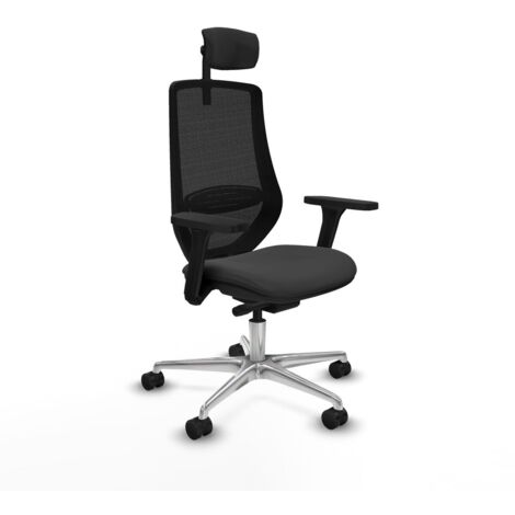 Sedia da Ufficio Piqueras y Crespo D086N2W Grigio scuro