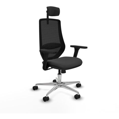 Sedia da Ufficio Piqueras y Crespo D086N2W Grigio scuro