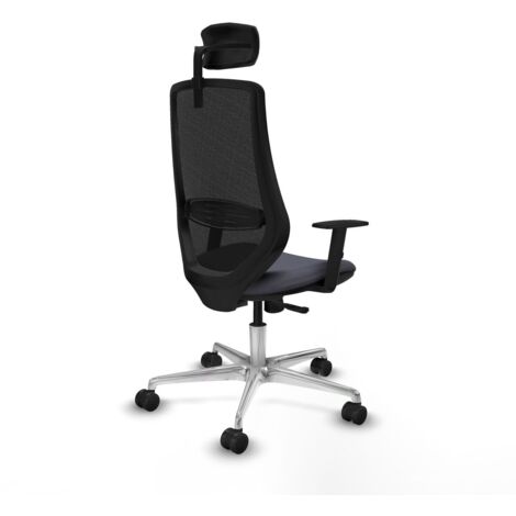 Sedia da Ufficio Piqueras y Crespo D086N2W Grigio scuro