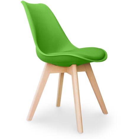 Sedia da ufficio - Sedia da pranzo - Stile Scandinavo - Denisse Verde