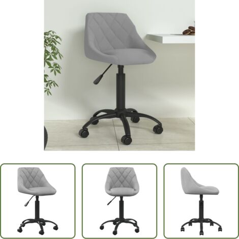 Sedia da ufficio -  Sedia da Pranzo Verde Chiaro in Velluto