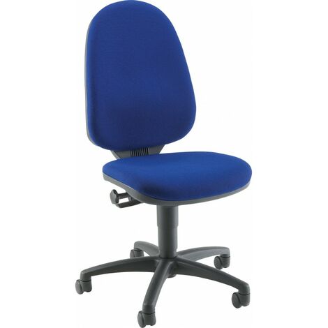 Sedia ergonomica ufficio 8 ore con supporto lombare colore blu-Arrediorg