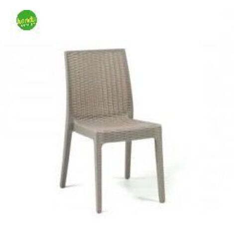Sedia Dimaplast selene tortora