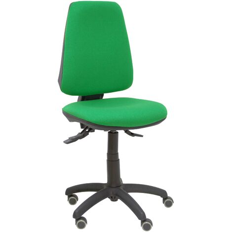 Sedia Elche S bali ruote parquet verde