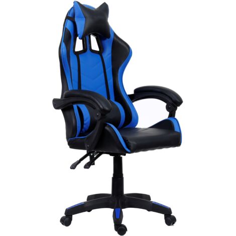 Sedia gaming in similpelle reclinabile  e regolabile