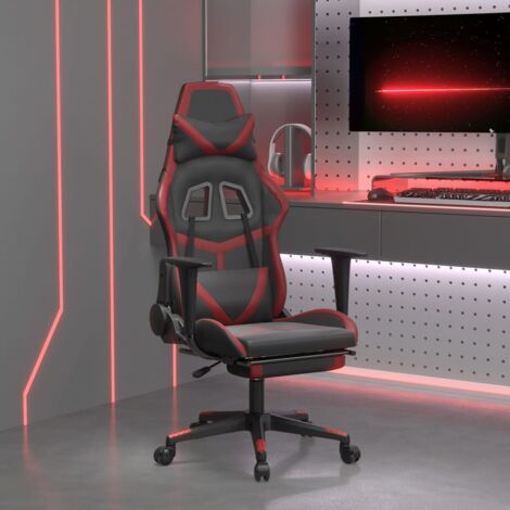 Sedia gaming nero rosso