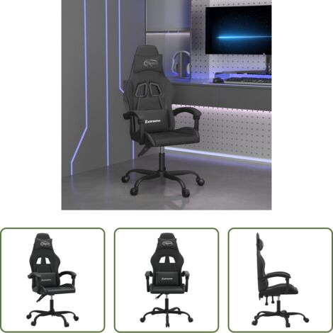 Sedia gaming -  Sedia da Gaming Nera in Similpelle