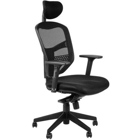 Sedia girevole con seduta estensibile HN-5038 NERO