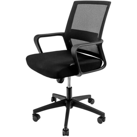 Sedia girevole da ufficio Furvero Basic nera N
