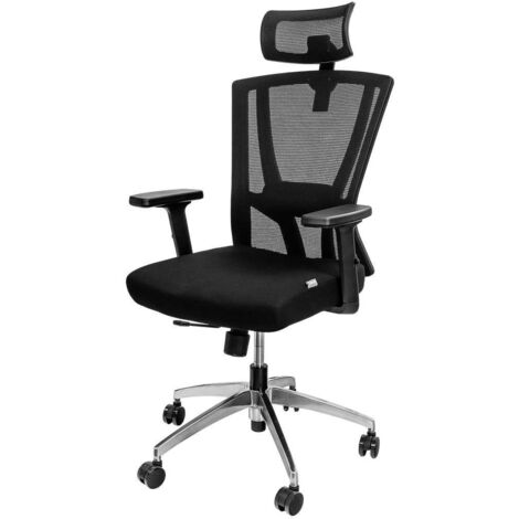 Sedia girevole da ufficio Furvero Zenith BA/A2D/L2D/H2D/S nera N
