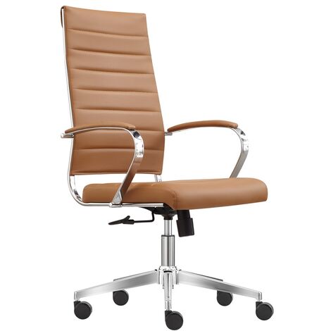 Sedia girevole Granada Cognac