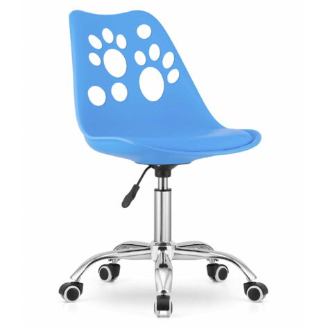 Sedia girevole PRINT - blu
