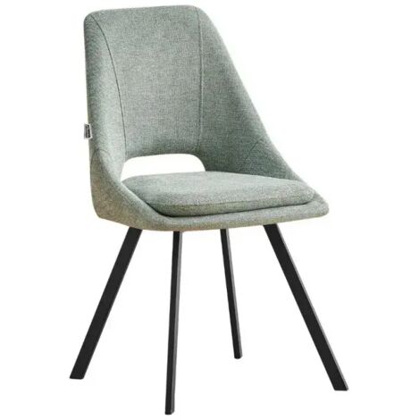 Sedia imbottita verde Blauss  85x56x48 cm