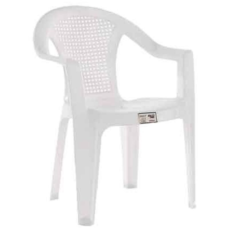 SEDIA IMPILABILE cm 45x53x77h - Colore Bianco