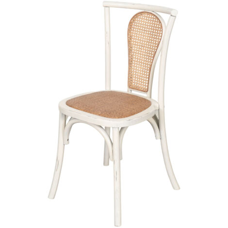 Sedia in legno e rattan Sedia Thonet Sedia retrò sala da pranzo, cucina, ristoranti, bar Sedia vintage in paglia Sedie rustiche