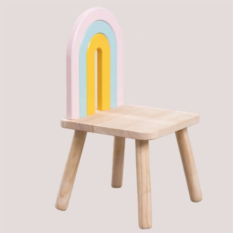 Sedia in legno mini Rainbow Kids SKLUM