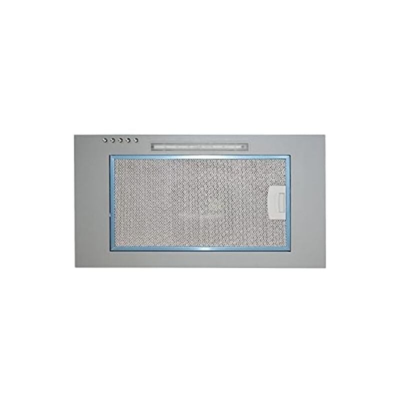 Cappa aspirante sottopensile in acciaio inox con luce a led 527x277