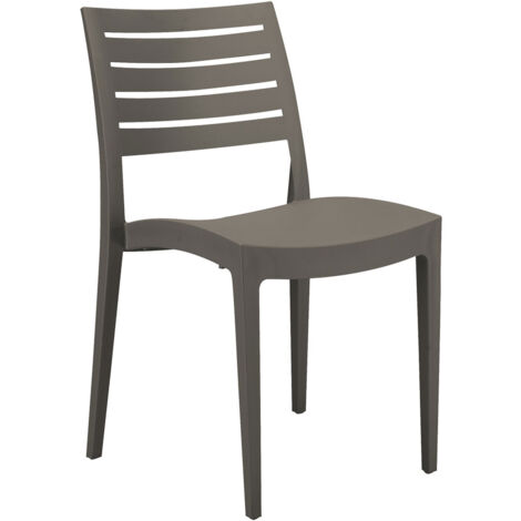 Sedia in polipropilene bianco 49x51xh.80