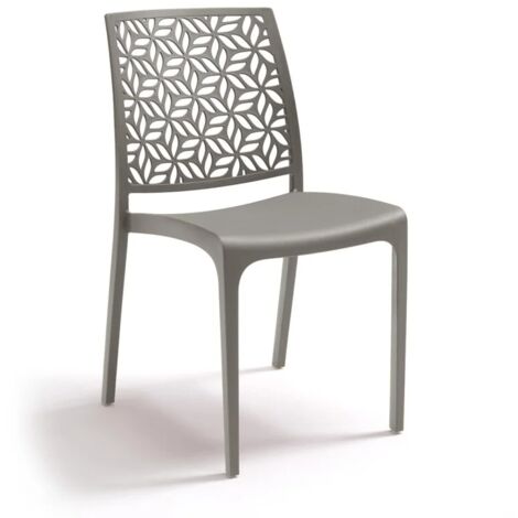 SEDIA IN POLIPROPILENE 'NINFA' taupe  - BICA
