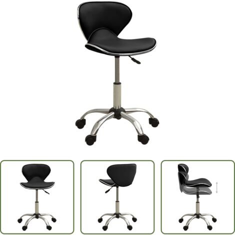 Sedia in similpelle -  Sedia da Ufficio Nera in Similpelle