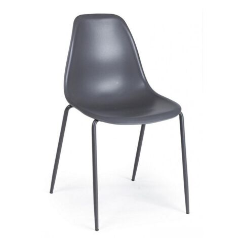 SEDIA IRIS PLASTICA GRIGIO - BIZZOTTO ANDREA