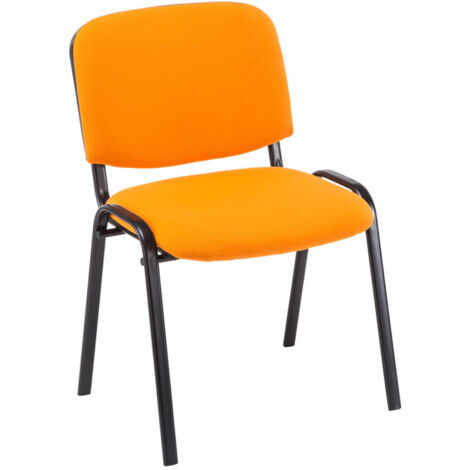 Sedia Ken in stoffa arancione