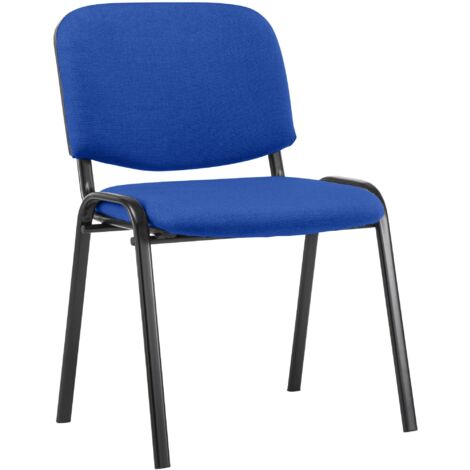 Sedia Ken in stoffa blu