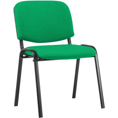 Sedia Ken in stoffa verde