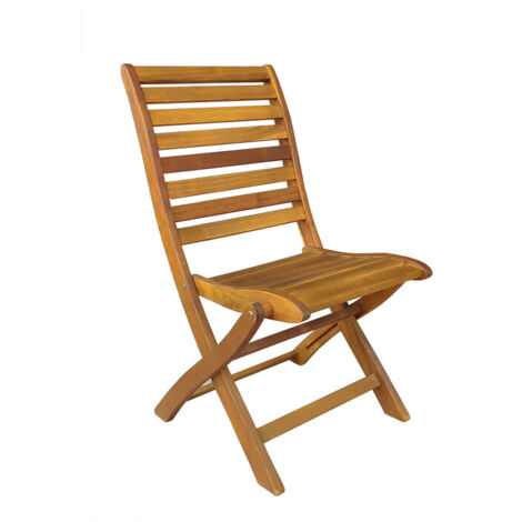 SEDIA LEGNO PIEGHEVOLE SENZA BRACCIOLI CM 56X60X90- 2,0 pz