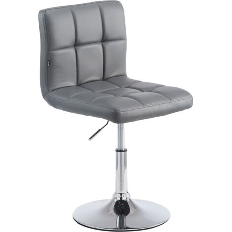 Sedia lounge Palma V2 in similpelle grigio