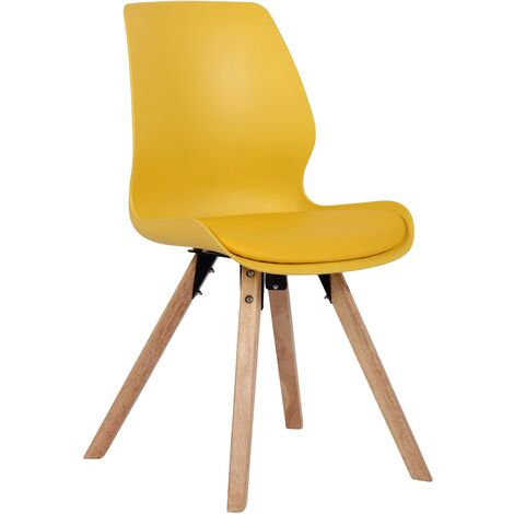 Sedia Luna giallo Plastica