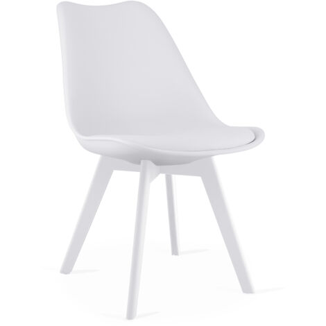 Sedia MARK - bianca / gambe bianche x 1
