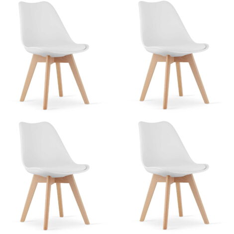 Sedia MARK Bianca x 4