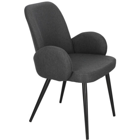 SEDIA MODERNA Labby grigio scuro ergonomica