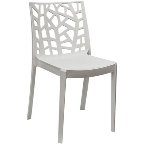 WS DESIGN Sedia Moderna Ristorante Bianco Matrix