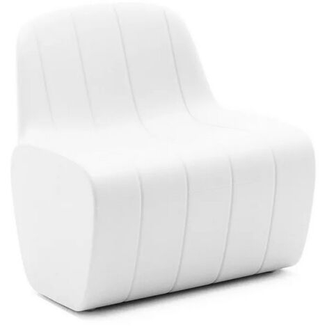 Sedia modulare polietilene design moderno interno esterno Jetlag C1 - Bianco