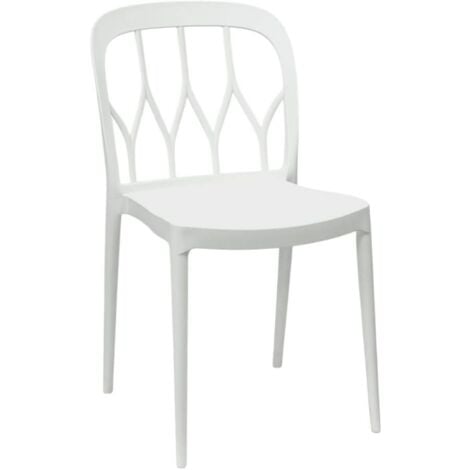 WS DESIGN Sedia Monaco Moderna Cucina Bar Ristorante Bianco