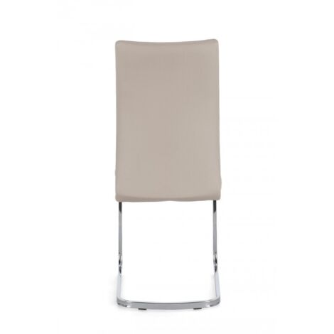 Sedia "Myra" con struttura seduta e schienale in compensato, per arredo interno 41 x 60 x h 98 cm -Cappuccino / Confezione da 1 pezzo