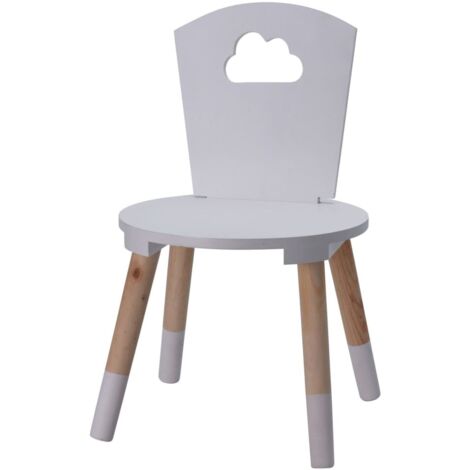 Sedia per Bambini 32x32x50 cm Bianca H&S Collection