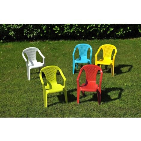 IPAE PROGARDEN SEDIA PER BAMBINI BABY cm. 36,5x40x52 h col. Bianco IDROWEB