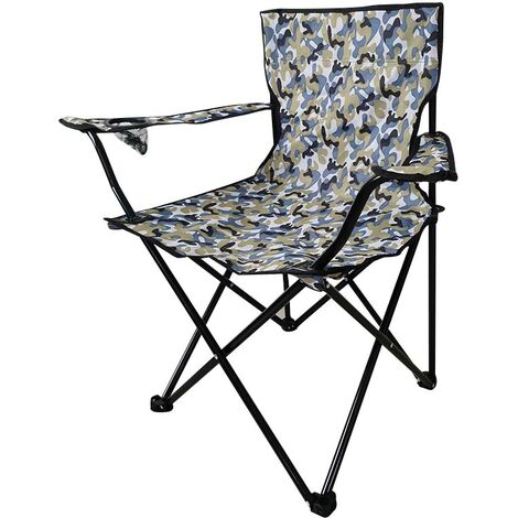 Sedia pescatore, 51x51x53/85 cm, camouflage