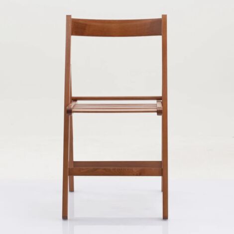 Sedia pieghevole a libro Arno - Ciliegio 42,5 x 47,5 H79 seduta 45