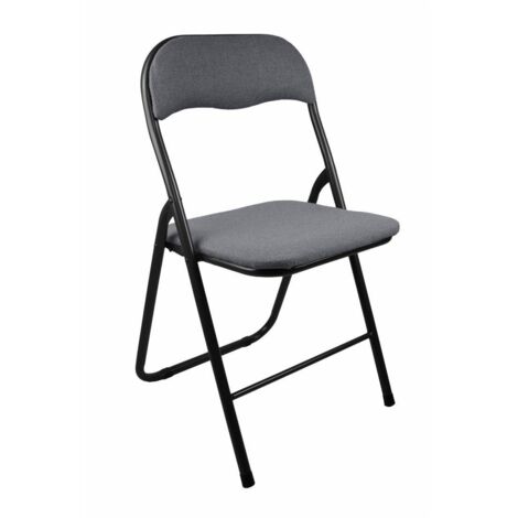 SEDIA PIEGHEVOLE BOUCLE POLO GRIGIO SCURO 13