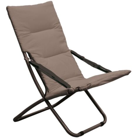 Sedia Pieghevole Capri Cm. 83X50X93 H Col. Grigio Scuro - 2 Pz