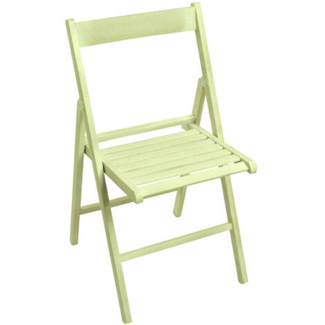 Sedia pieghevole in legno - Birreria - cm.41,7x6,6x87,5h - Colore: Noce - 4 pz