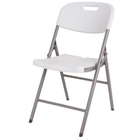 Sedia pieghevole KEBY57, bianca