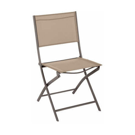 SEDIA PIEGHEVOLE MODULA TONKA E TEXTILENE BEIGE