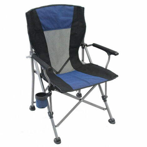 Sedia Pieghevole Nevada 52x64x88 h cm in Acciaio Blu
