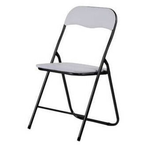 SEDIA PIEGHEVOLE POLO NERO/BIANCO - 6 pezzi