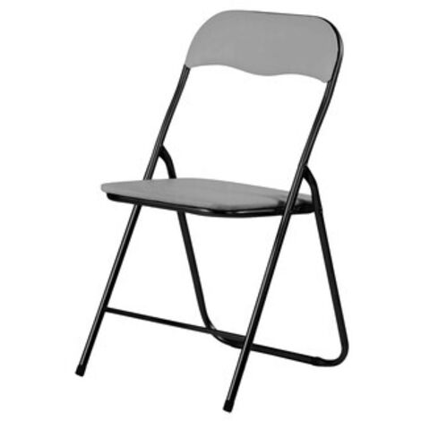 SEDIA PIEGHEVOLE POLO NERO/GRIGIOCHIARO- 6,0 pz